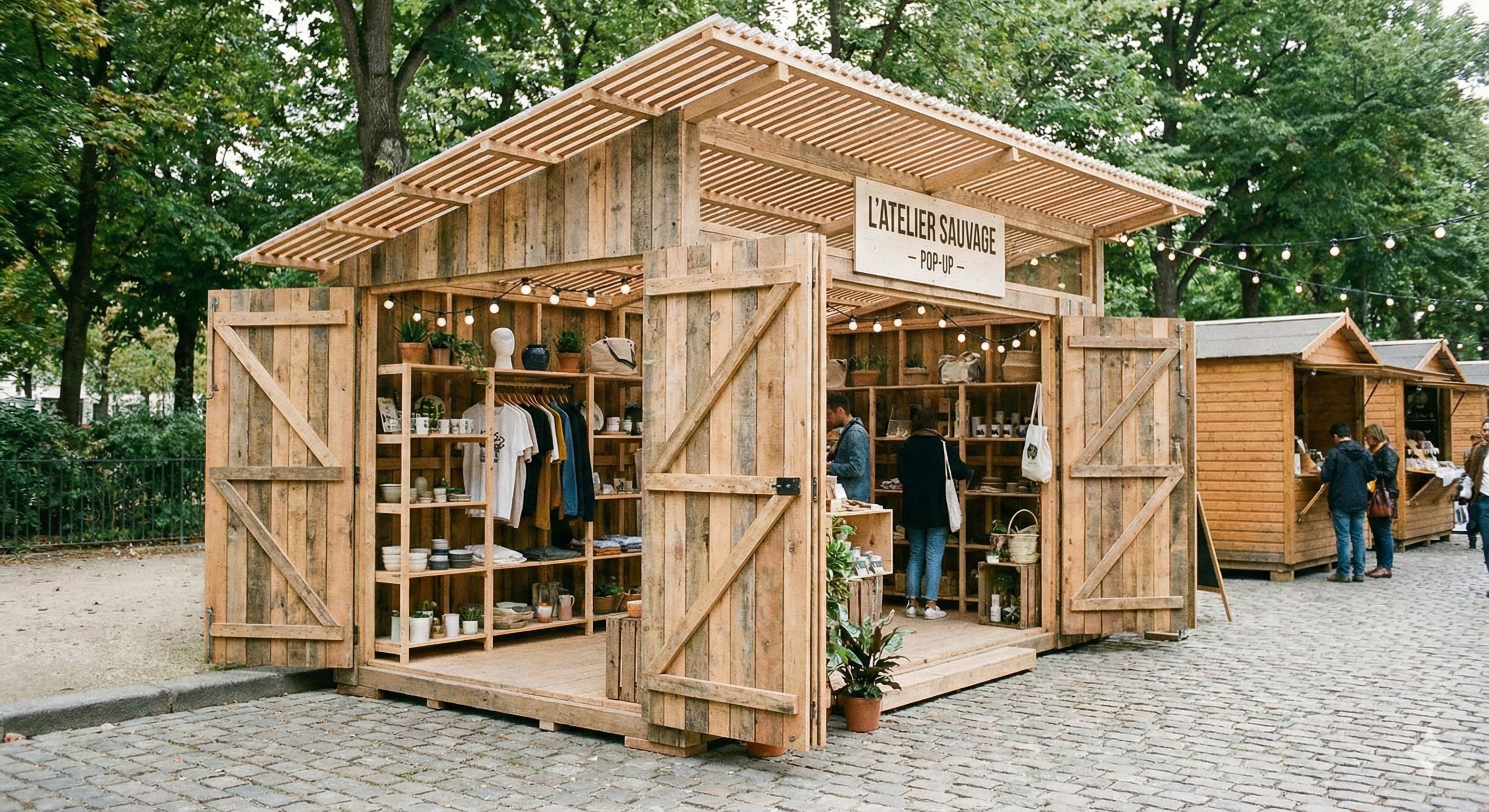 Pop-up en bois écologique